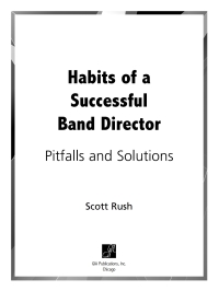 صورة الغلاف: Habits of a Successful Band Director 9781622775798