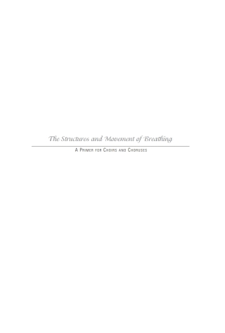 Cover image: The Structures and Movement of Breathing 9781622777563