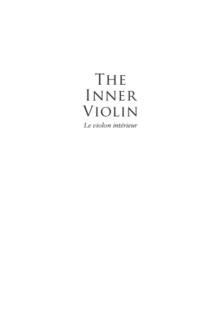 Cover image: The Inner Violin 9781622777976