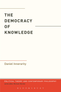 Imagen de portada: The Democracy of Knowledge 1st edition 9781501302787