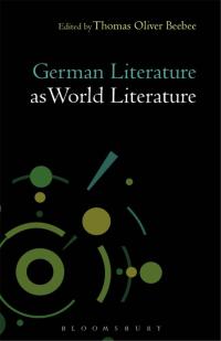 Imagen de portada: German Literature as World Literature 1st edition 9781501317712