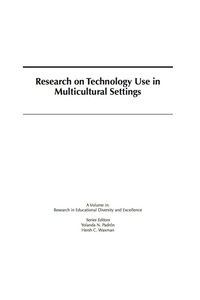 Cover image: Research on Technology Use in Multicultural Settings 9781623968250