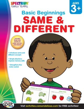 Imagen de portada: Same & Different, Ages 3 - 6 9781609968885