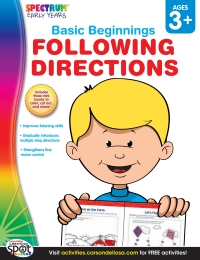Imagen de portada: Following Directions, Ages 3 - 6 9781609968892