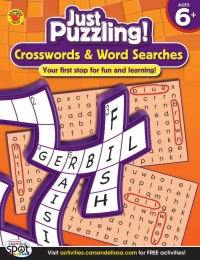 صورة الغلاف: Crosswords & Word Searches, Ages 6 - 9 9781609969752