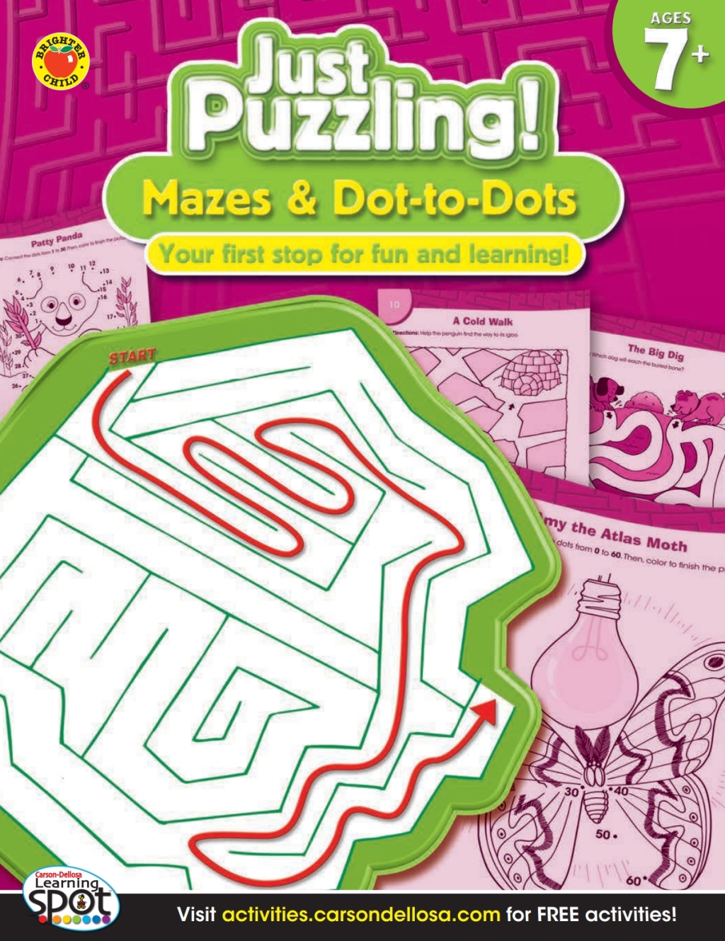 Mazes & Dot-to-Dots, Ages 7 – 11