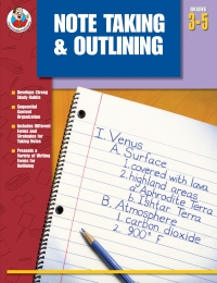 Imagen de portada: Note Taking & Outlining, Grades 3 - 5 9780742418301