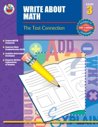 表紙画像: Write About Math, Grade 3 9780742419636