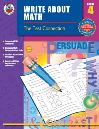 Cover image: Write About Math, Grade 4 9780742419643