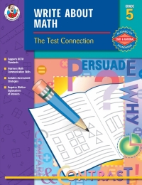 Imagen de portada: Write About Math, Grade 5 9780742419650