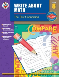 Cover image: Write About Math, Grade 8 9780742419681