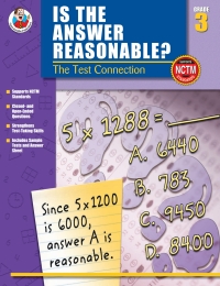 Imagen de portada: Is the Answer Reasonable?, Grade 3 9780768229738
