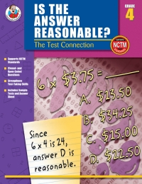 Omslagafbeelding: Is the Answer Reasonable?, Grade 4 9780768229745