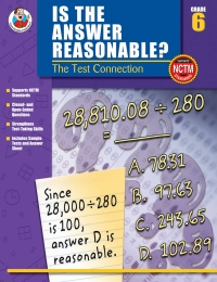 Imagen de portada: Is the Answer Reasonable?, Grade 6 9780768229769