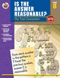 Imagen de portada: Is the Answer Reasonable?, Grade 8 9780768229783