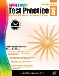 صورة الغلاف: Spectrum Test Practice, Grade 5 9781620575970