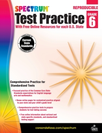 صورة الغلاف: Spectrum Test Practice, Grade 6 9781620575987