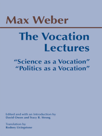 Cover image: The Vocation Lectures 9780872206656
