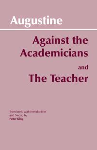 Omslagafbeelding: Against the Academicians and The Teacher 9780872202122