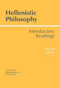 Cover image: Hellenistic Philosophy 2nd edition 9780872203785