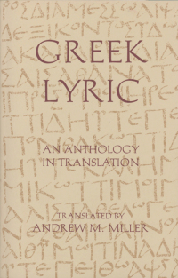 Imagen de portada: Greek Lyric 1st edition 9780872202917