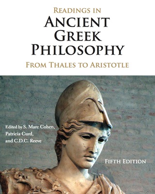 Cover image: Readings in Ancient Greek Philosophy 5th edition 9781624665325
