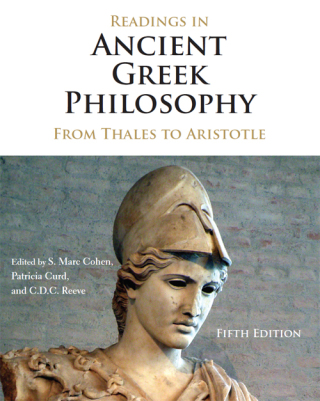 Cover image: Readings in Ancient Greek Philosophy 5th edition 9781624665325