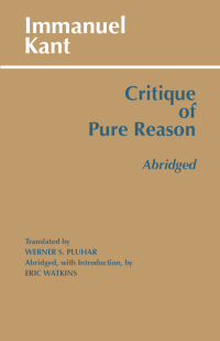 Omslagafbeelding: Critique of Pure Reason, Abridged 9780872204485
