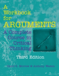 صورة الغلاف: A Workbook for Arguments 3rd edition 9781624668333