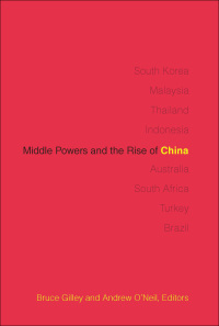 Cover image: Middle Powers and the Rise of China 9781626160842