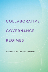 Imagen de portada: Collaborative Governance Regimes 9781626162532