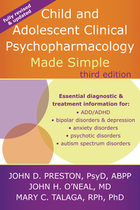 Cover image: Child and Adolescent Clinical Psychopharmacology Made Simple 3rd edition 9781626251915