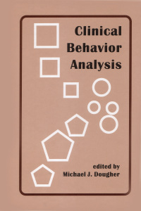 Cover image: Clinical Behavior Analysis 9781878978387