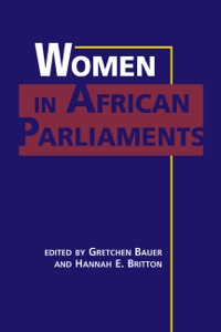 Cover image: Women in African Parliaments 1st edition 9781588264275