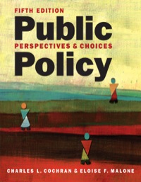 Cover image: Public Policy: Perspectives and Choices 5th edition 9781626370753
