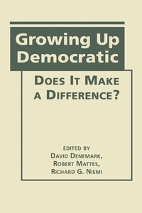 Cover image: Growing Up Democratic: Does it Make a Difference? 1st edition 9781626375192