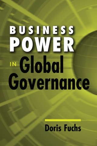 Cover image: Business Power in Global Governance 1st edition 9781588264688