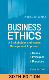 Cover image: Business Ethics: A Stakeholder and Issues Management Approach 6th edition 9781626561403
