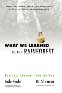Cover image: What We Learned in the Rainforest: Business Lessons from Nature 1st edition 9781576751275