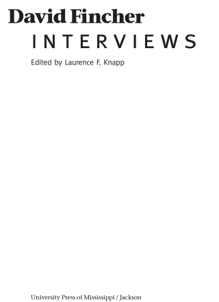 Cover image: David Fincher 9781628460360