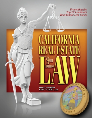 Cover image: California Real Estate Law 9th edition 9781626840010