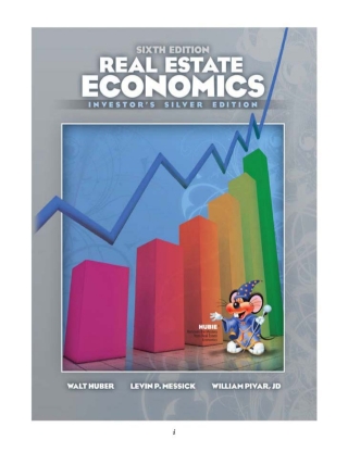 Cover image: Real Estate Economics 6th edition 9781626843264
