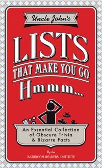 Cover image: Uncle John's Lists That Make You Go Hmmm... 9781626863613