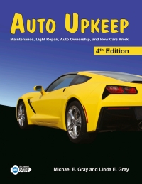 Cover image: Auto Upkeep: Maintenance, Light Repair, Auto Ownership, and How Cars Work (eTextbook) 4th edition 9781627020114