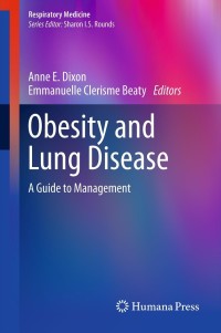 صورة الغلاف: Obesity and Lung Disease 9781627030526