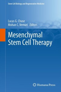 Cover image: Mesenchymal Stem Cell Therapy 9781627031998