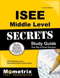 Imagen de portada: ISEE Middle Level Secrets Study Guide 1st edition 9781627331104
