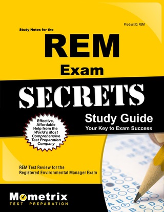 Cover image: Study Notes for the REM Exam Study Guide 1st edition 9781610728218