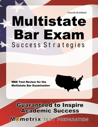 Cover image: Multistate Bar Exam Success Strategies Study Guide 1st edition 9781627336888