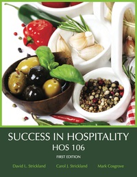 Cover image: Success in Hospitality 1st edition 9781627516600
